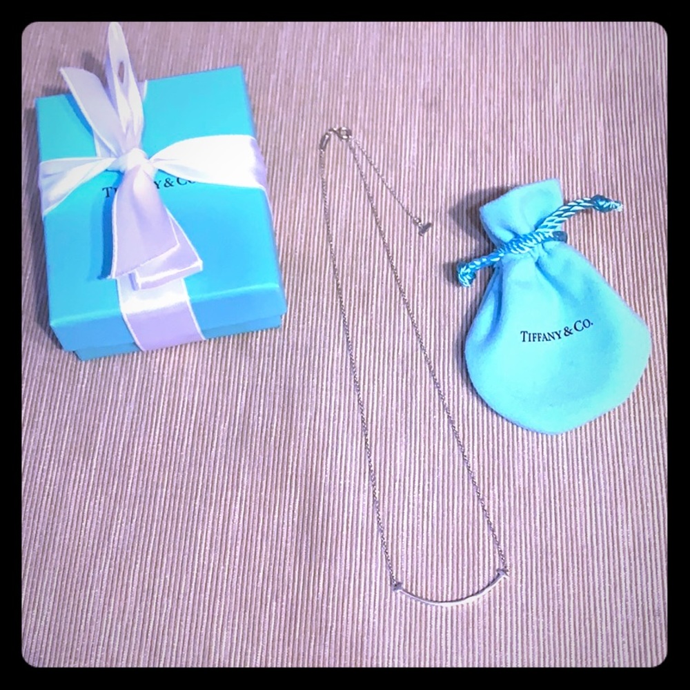 Tiffany & Co. Silver Tiffany T Smile Pendant